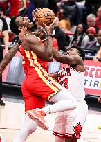 (SP)U.S.-CHICAGO-BASKETBALL-NBA-CHICAGO BULLS VS ATLANTA HAWKS