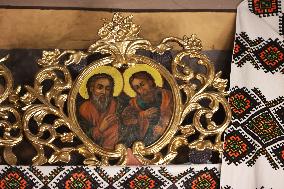 Divine liturgy in Kryvorivnia