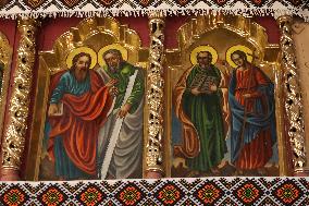 Divine liturgy in Kryvorivnia