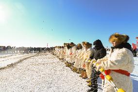 CHINA-HEILONGJIANG-DAQING-WINTER FISHING (CN)