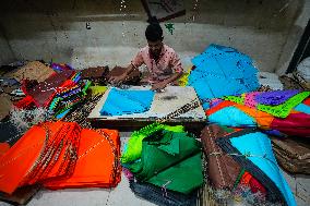 Colourful Kite Making In Ahmedabad