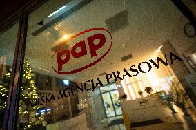 Polish Press Agency PAP Occupied By Opposition Politicians