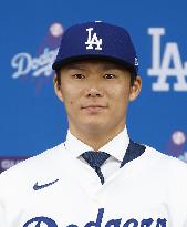 Baseball: New Dodger Yoshinobu Yamamoto