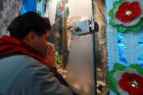 Virgin Of Guadalupe Image In Penon Sanctuary - Mexico