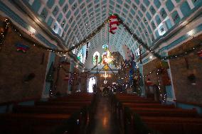 Virgin Of Guadalupe Image In Penon Sanctuary - Mexico