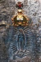 Virgin Of Guadalupe Image In Penon Sanctuary - Mexico