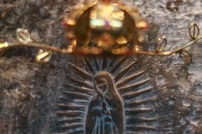 Virgin Of Guadalupe Image In Penon Sanctuary - Mexico