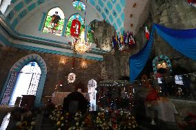 Apparition Of Virgin Of Guadalupe Image In Peñon Sanctuary