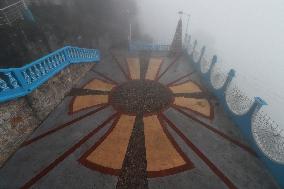 Apparition Of Virgin Of Guadalupe Image In Peñon Sanctuary