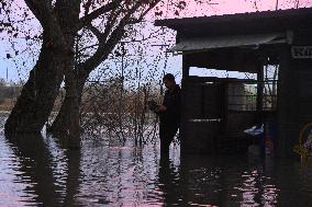 Flooding Of The Danube In Budapest, Hungary