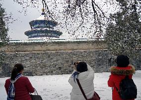 CHINA-BEIJING-CENTRAL AXIS-WINTER SCENERY (CN)