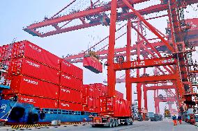 Suzhong International Container Terminal at Rugao Port