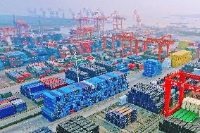 Suzhong International Container Terminal at Rugao Port