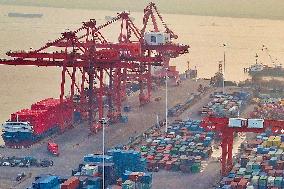 Suzhong International Container Terminal at Rugao Port