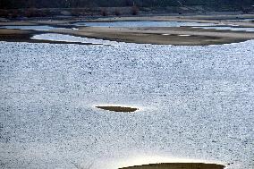 Water level in Dnipro River in Cherkasy