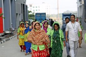 Garment Workers Taking Rest - Dhaka