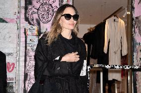 Angelina Jolie Visits Atelier Jolie Store - NYC