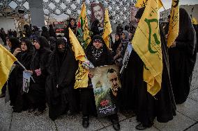 Funeral Of Senior Guards Adviser - Tehran