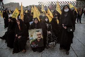 Funeral Of Senior Guards Adviser - Tehran