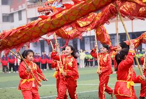 A Traditional Dragon Dance in Hefei