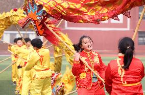 A Traditional Dragon Dance in Hefei