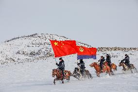 Border Patrol in Xinjiang