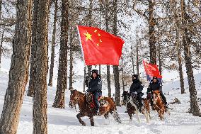 Border Patrol in Xinjiang