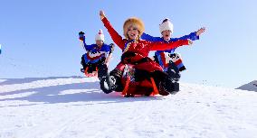 An Ice And Snow Sports Ground in Zhangye