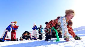 An Ice And Snow Sports Ground in Zhangye