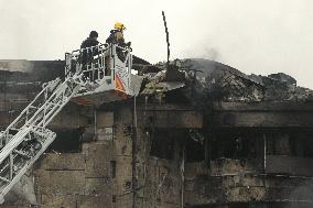 Shopping mall in Dnipro damaged in Russian missile strike