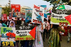 Rally In Solidarity With The Palestinian People - Bangladesh