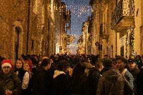 Christmas Celebrations In L'Aquila, Italy