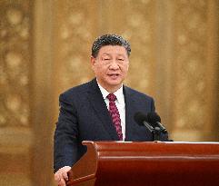 CHINA-BEIJING-XI JINPING-DIPLOMATIC ENVOYS-MEETING (CN)