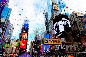 New Year's Eve Confetti Test - NYC