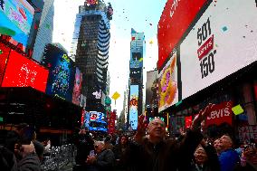 New Year's Eve Confetti Test - NYC