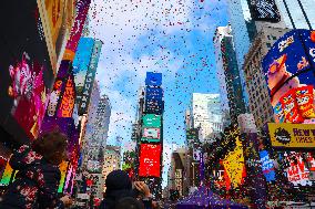 New Year's Eve Confetti Test - NYC