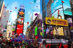 New Year's Eve Confetti Test - NYC