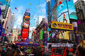 New Year's Eve Confetti Test - NYC