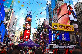 New Year's Eve Confetti Test - NYC