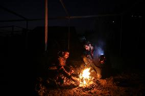 Camp For Displaced People In Deir Al-Balah