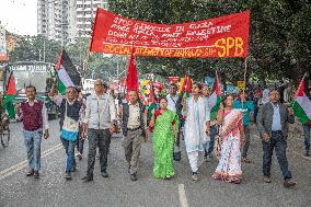 Protest Against Israeli Attacks On Gaza In Bangladesh