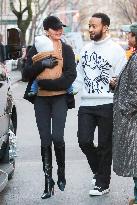 Chrissy Teigen And John Legend With Kids Out In NYC