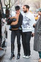 Chrissy Teigen And John Legend With Kids Out In NYC