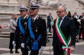 Ceremony For The Replacement Of The General Commander Of The Local Police Of Roma Capitale