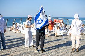 A Display For Peace In Jaffa - Israel