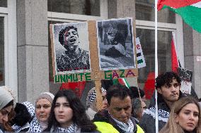 Pro Palestianian Weekly Demo Continues In Duesseldorf