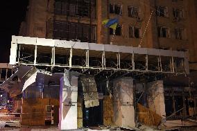 Kharkiv after Russian missile attack on December 30, 2023