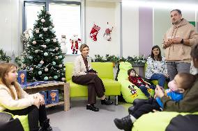 Olena Zelenska Visits Okhmatdyt Children's Specialized Hospital