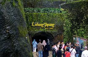 Japanese Tunnel The Historical Tourist Attraction WW II In Bukittinggi, Indonesia