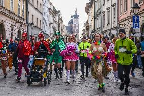 19th New Year's Run In Krakow, Poland